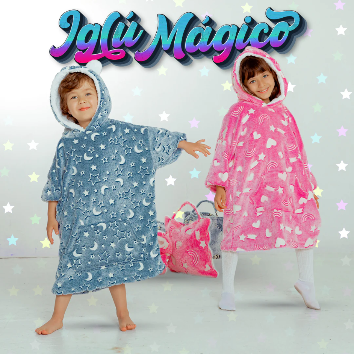 Miniatura 2 de Ruana Mágica Ilumina En La Oscuridad